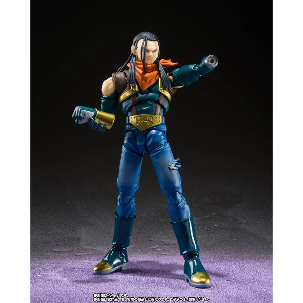 Mô hình chính hãng SHF Dragon Ball: SHF Super Android 17 GT - Ảnh 3