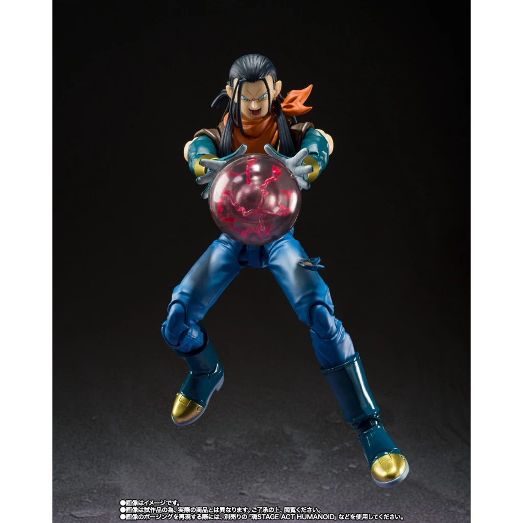Mô hình chính hãng SHF Dragon Ball: SHF Super Android 17 GT - Ảnh 2