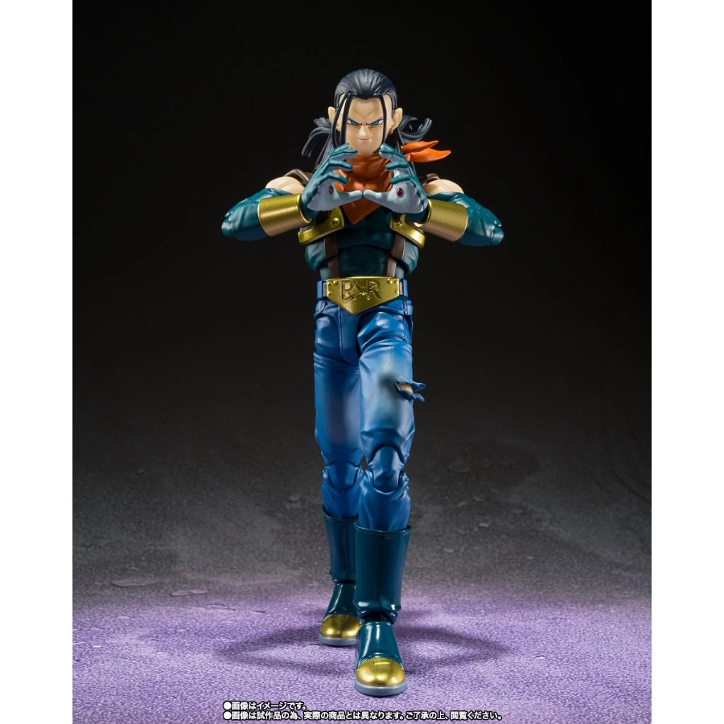 Mô hình chính hãng SHF Dragon Ball: SHF Super Android 17 GT - Ảnh 4