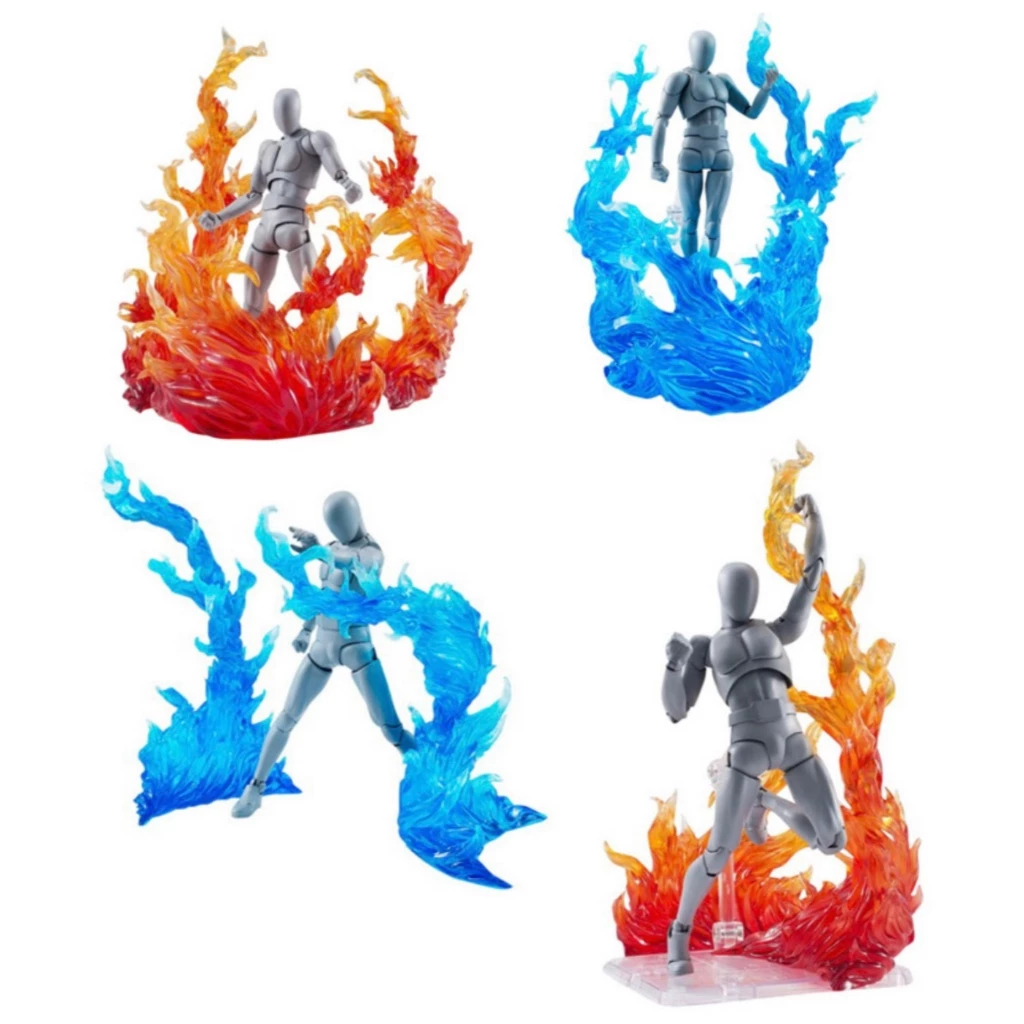 Bộ Phụ Kiện Hiệu Ứng Lửa Năng Lượng XH-001 Effect Dành Cho Mô Hình Action Figure SHF Figma - Ảnh 4