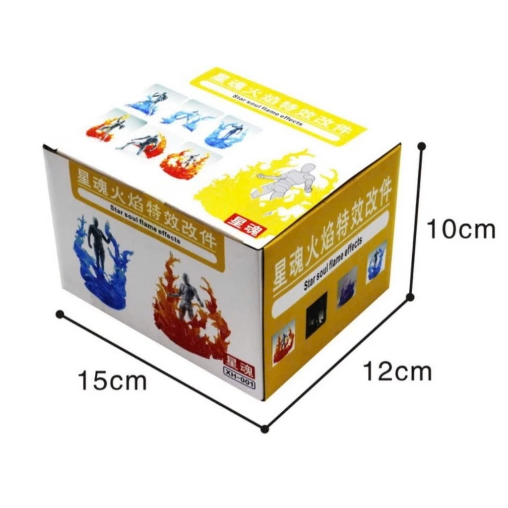Bộ Phụ Kiện Hiệu Ứng Lửa Năng Lượng XH-001 Effect Dành Cho Mô Hình Action Figure SHF Figma - Ảnh 2